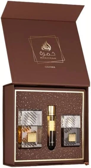 Lattafa Khamrah Qahwa 3pcs giftset